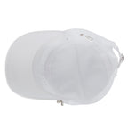 Vintage Distressed Cotton Army Hat Heart Ribbon Rhinestone Cadet Cap