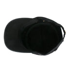 Vintage Distressed Cotton Army Hat Sunflower Rhinestone Cadet Cap