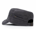 Crystal / Black Gemstone Flower Vintage Military Army Hat Cadet Cap