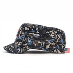 Camouflage Military Cadet Cap Vintage Army Style Hat with Adjustable Strap