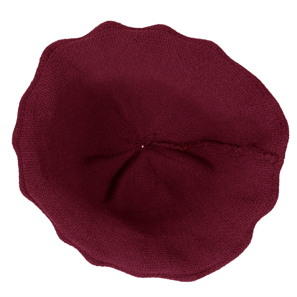 Women Knitted Floppy Round Top Fedora Feminine Bucket Hat