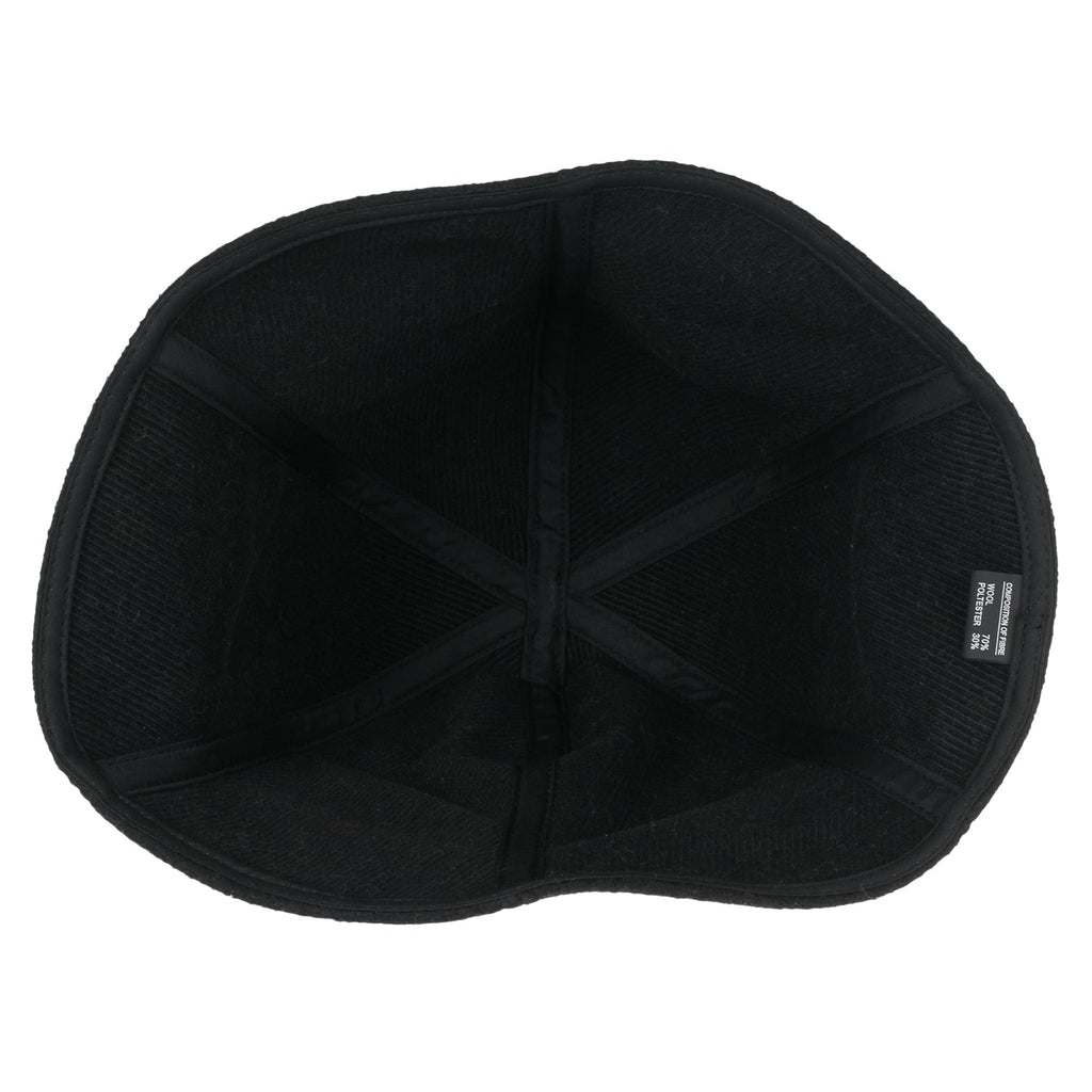 Wool-Blend Solid Color Floppy Round Top Fedora Soft Bucket Hat
