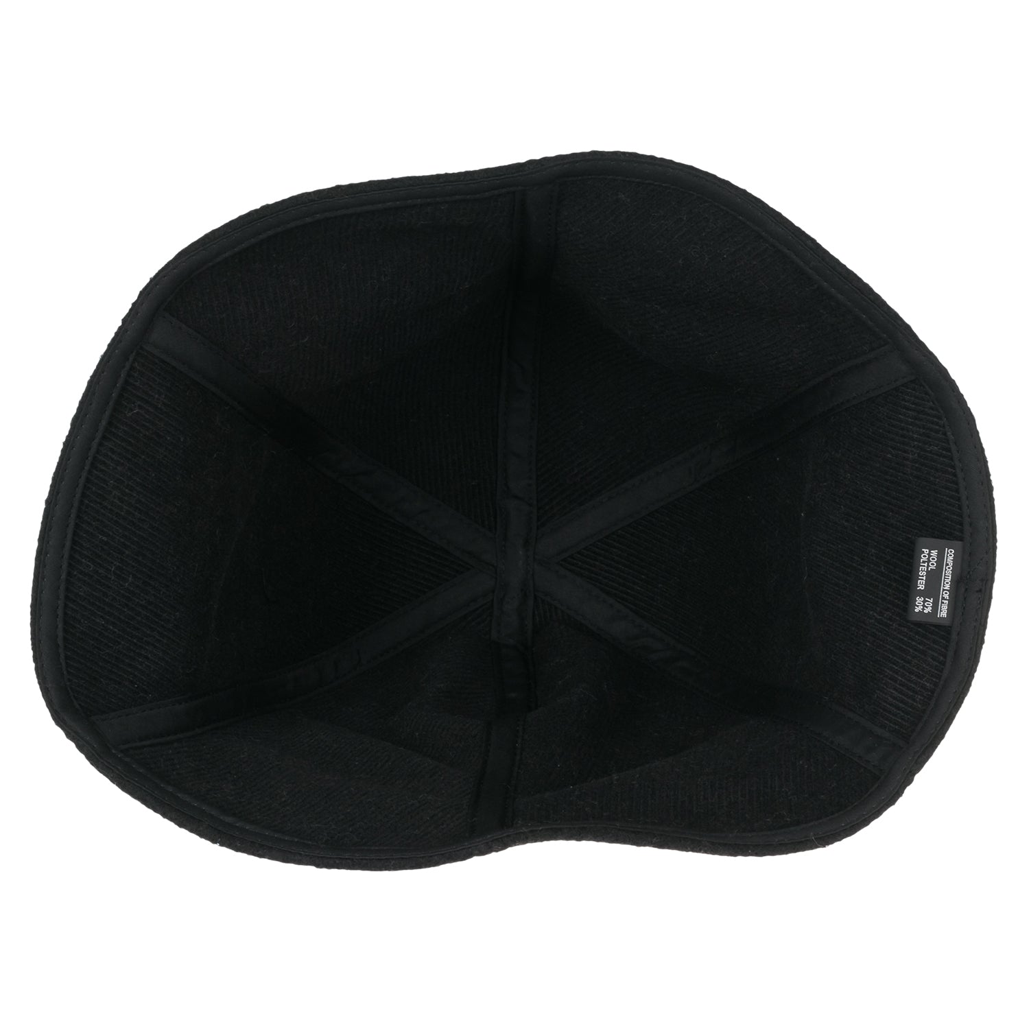 Wool-Blend Solid Color Floppy Round Top Fedora Soft Bucket Hat