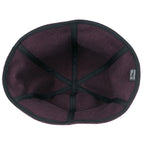 Wool-Blend Solid Color Floppy Round Top Fedora Soft Bucket Hat