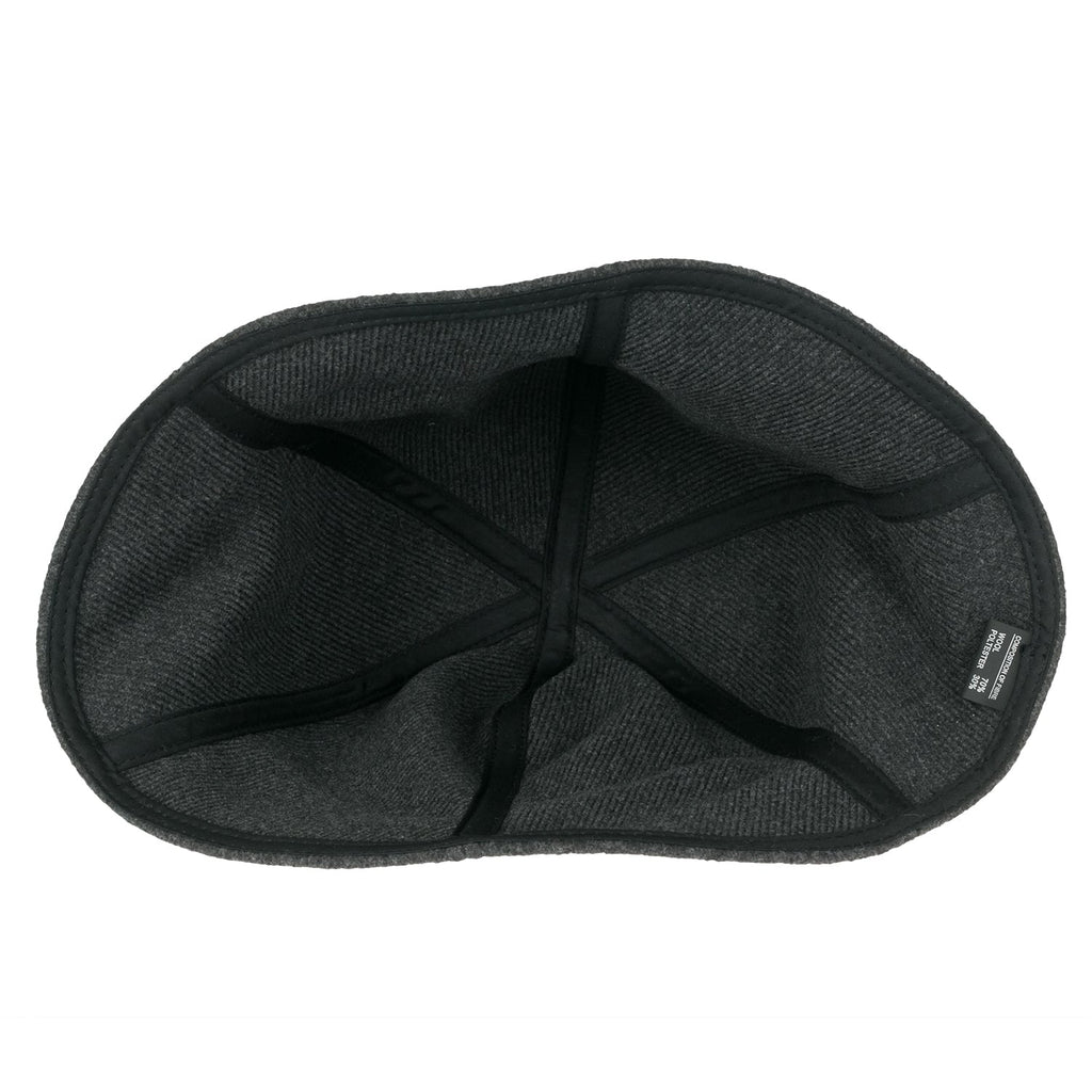 Wool-Blend Solid Color Floppy Round Top Fedora Soft Bucket Hat