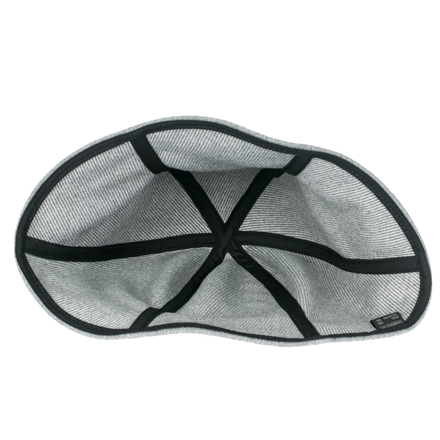 Wool-Blend Solid Color Floppy Round Top Fedora Soft Bucket Hat