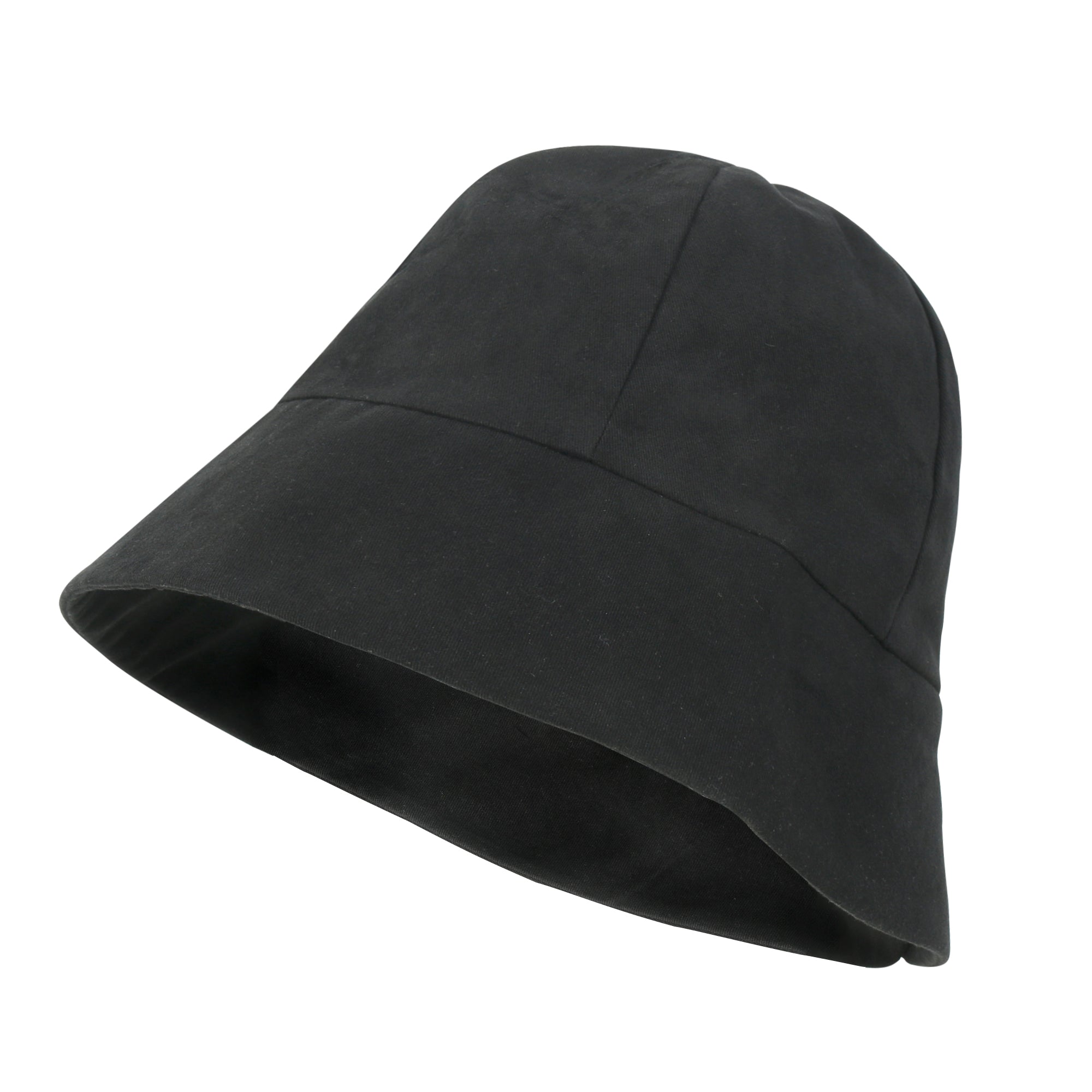 TENCEL™Lyocell Lining Round Crown Sun Hat Soft Touch Cotton Bucket Hat