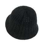 Crochet Knitted Angora Blended Fedora Color Winter Bucket Hat