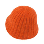 Crochet Knitted Angora Blended Fedora Color Winter Bucket Hat