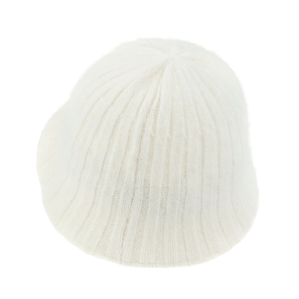 Crochet Knitted Angora Blended Fedora Color Winter Bucket Hat