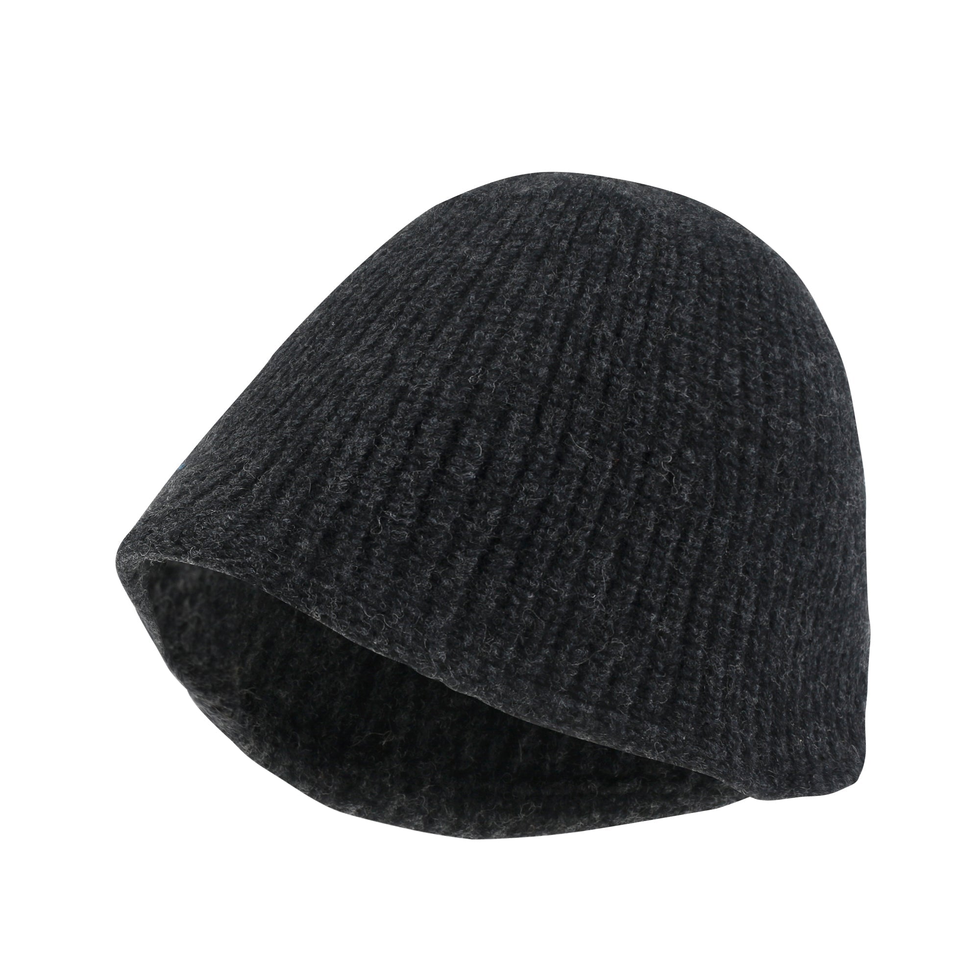 Crochet Asymmetrical Brim Wool Blended Fedora Color Winter Bucket Hat