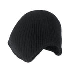 Crochet Asymmetrical Brim Wool Blended Fedora Color Winter Bucket Hat