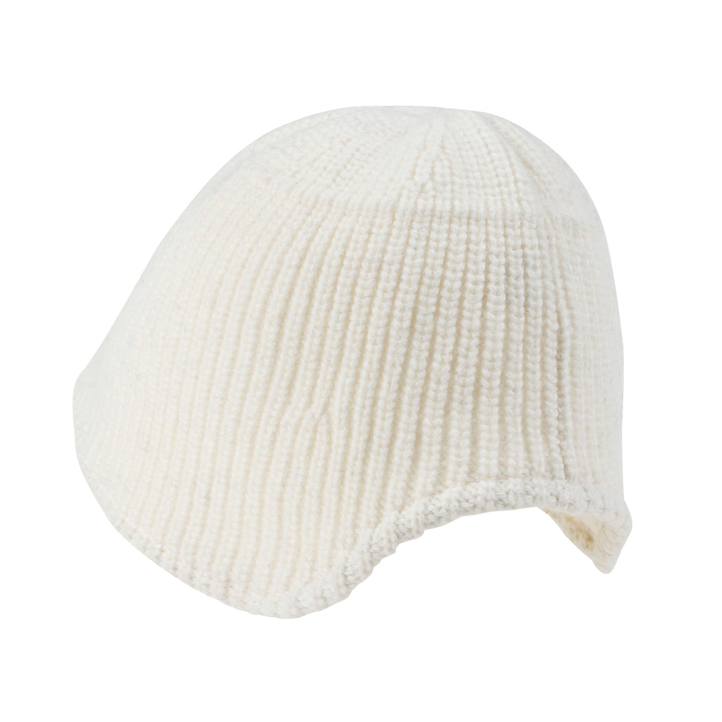 Crochet Asymmetrical Brim Wool Blended Fedora Color Winter Bucket Hat