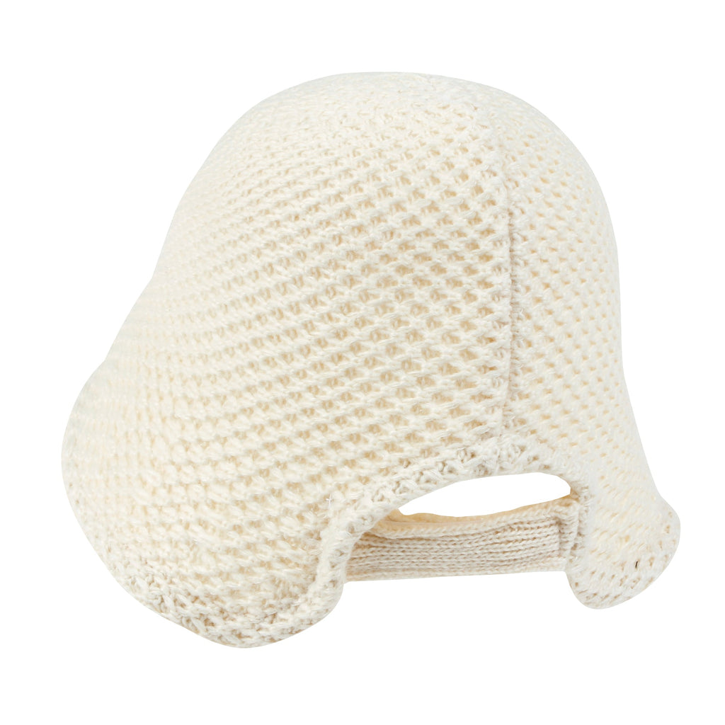Crochet Asymmetrical Brim Wool Blended Bucket Hook And Loop Winter Hat
