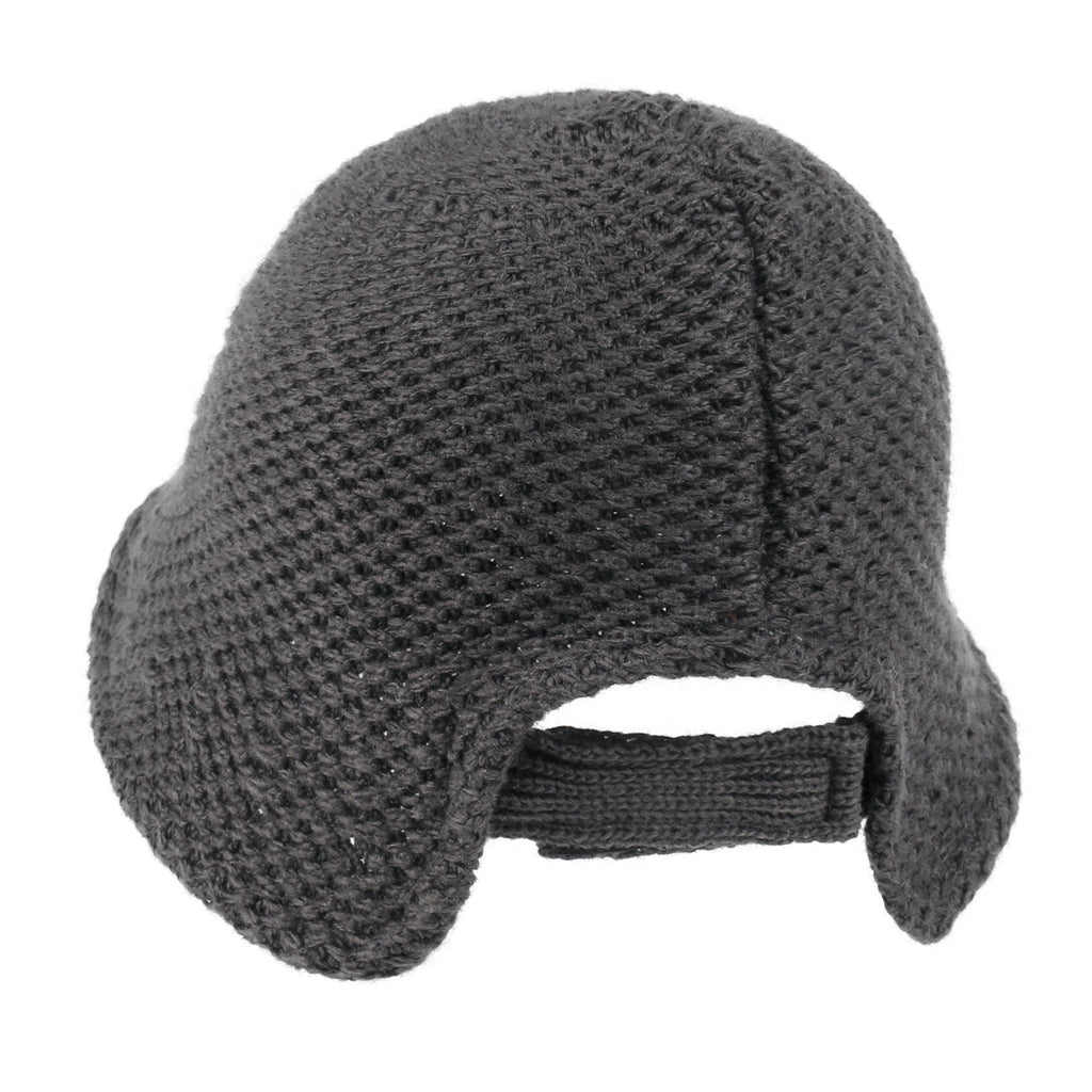 Crochet Asymmetrical Brim Wool Blended Bucket Hook And Loop Winter Hat