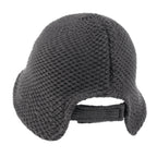 Crochet Asymmetrical Brim Wool Blended Bucket Hook And Loop Winter Hat