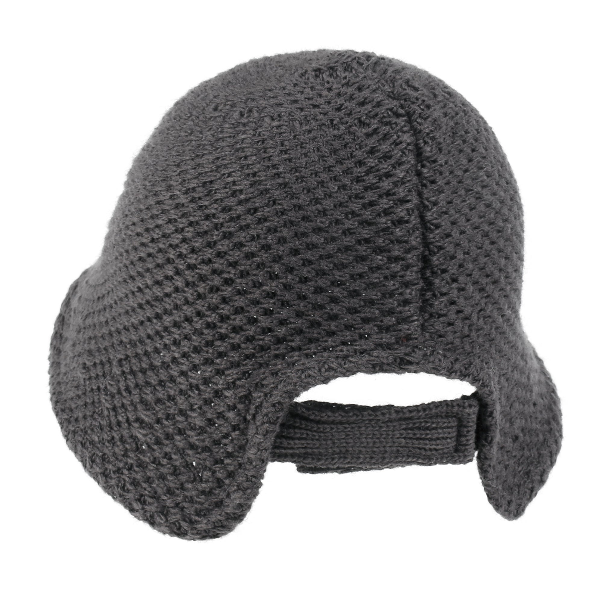 Crochet Asymmetrical Brim Wool Blended Bucket Hook And Loop Winter Hat