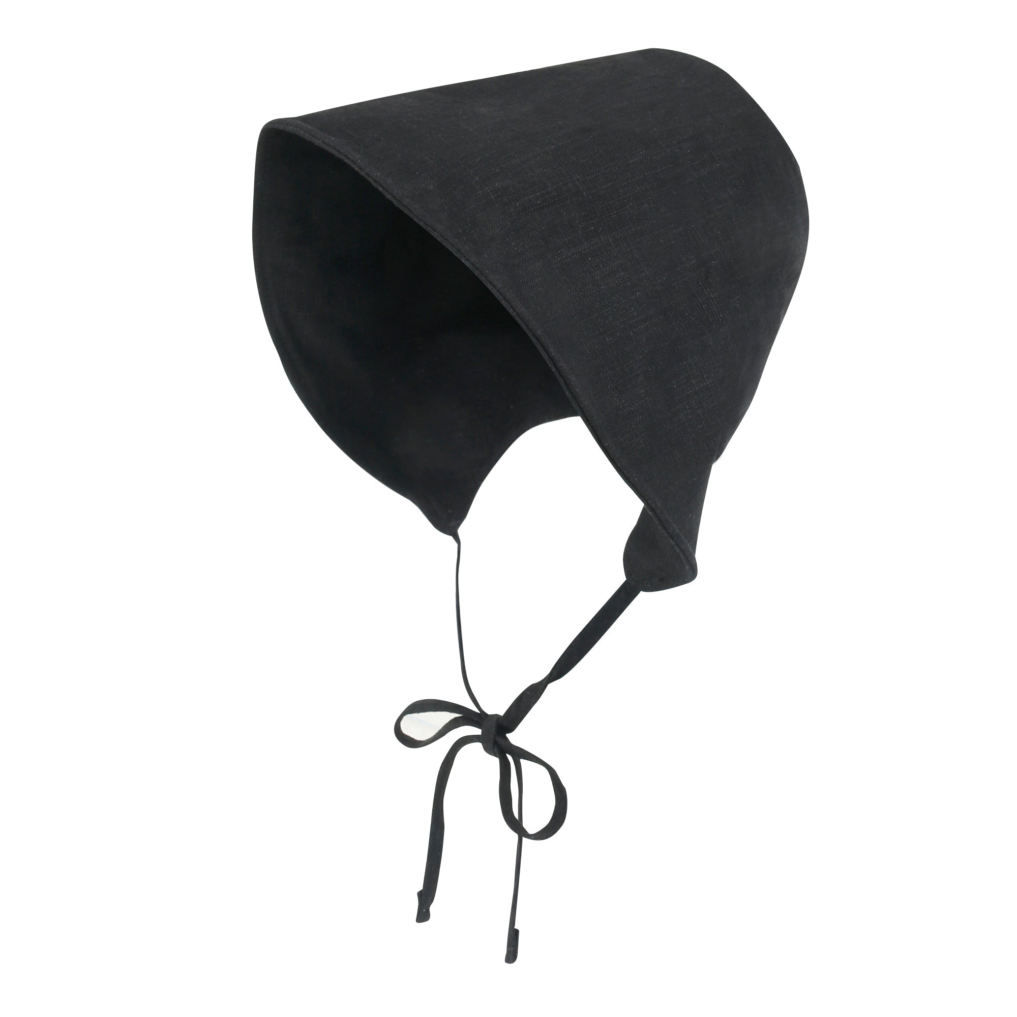 Cotton Blended Sun Bonnet Hat Lightweight Open Back Classic Bucket Hat