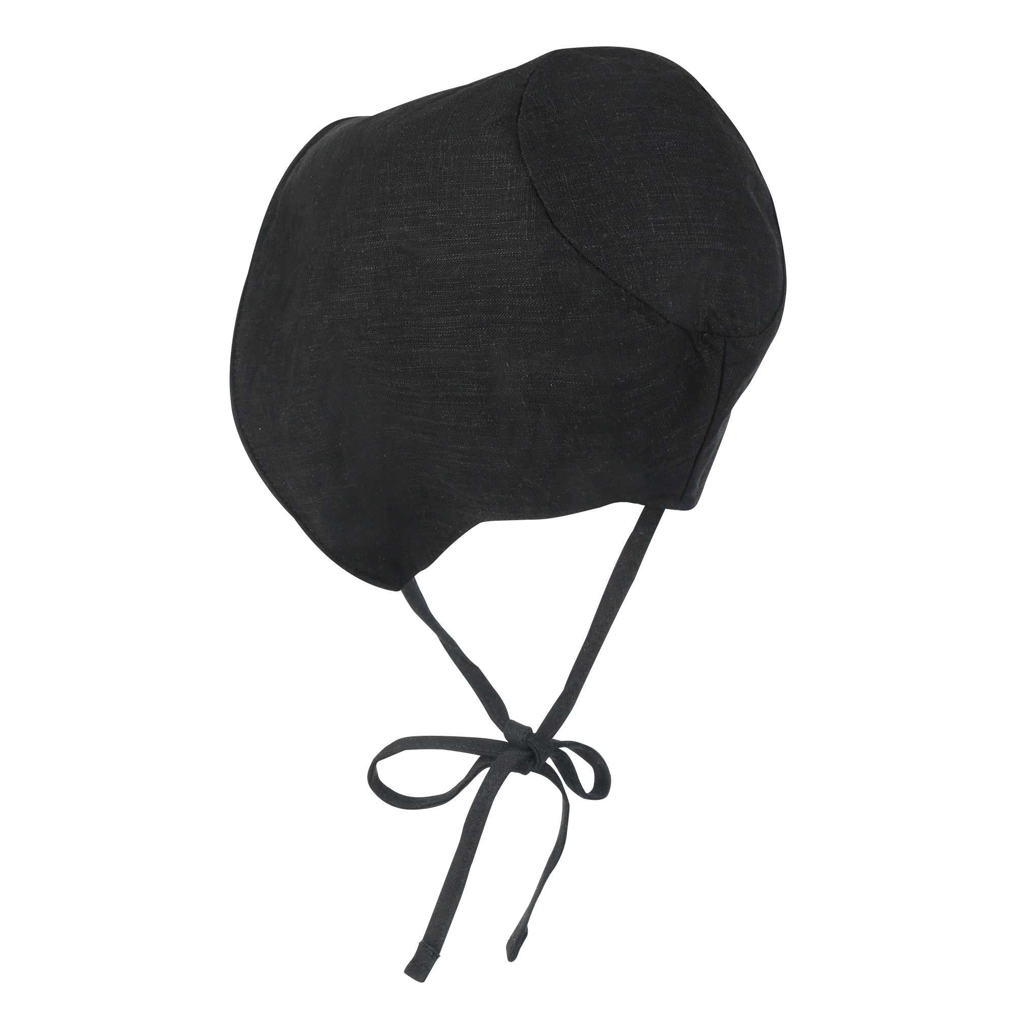 Cotton Blended Sun Bonnet Hat Lightweight Open Back Classic Bucket Hat