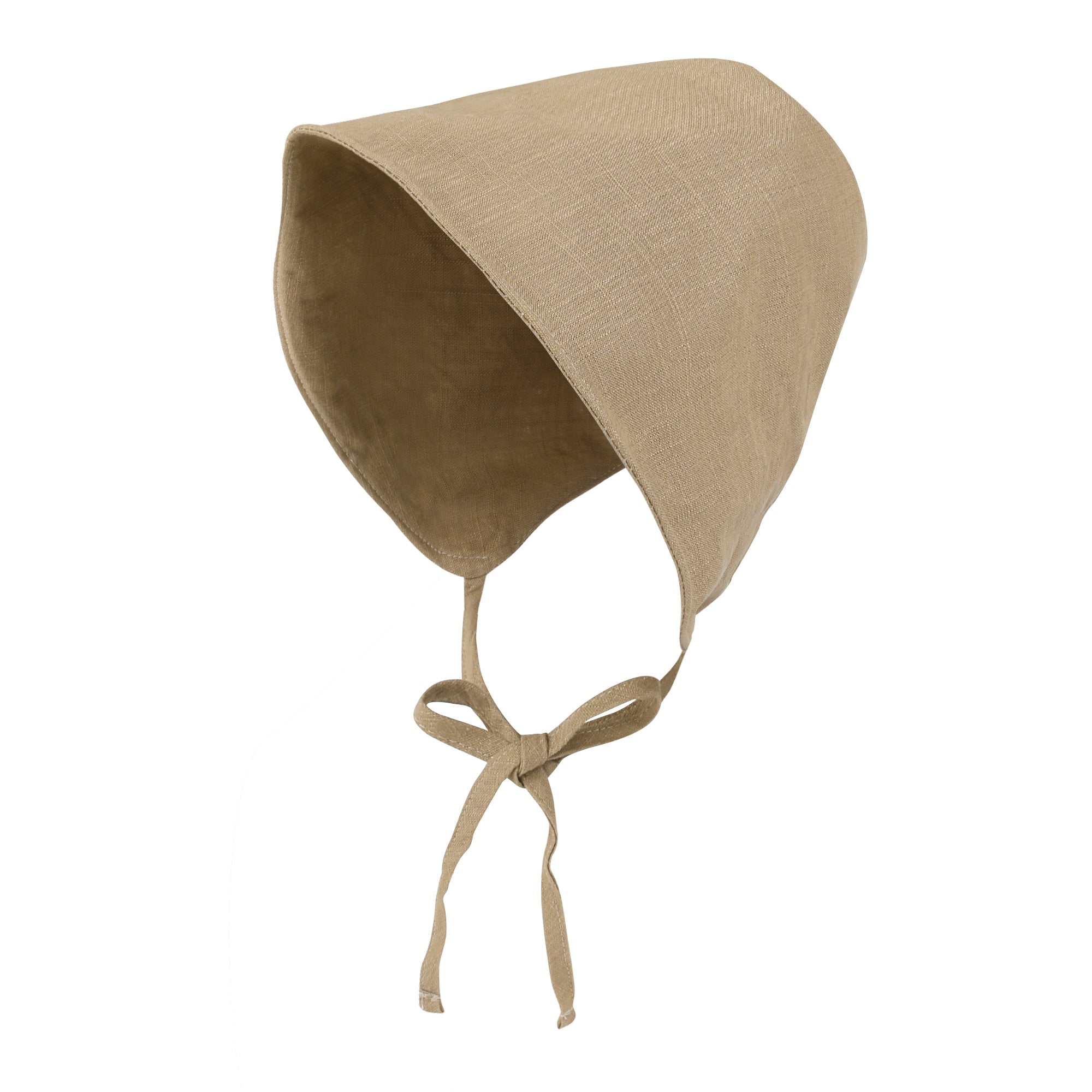 Cotton Blended Sun Bonnet Hat Lightweight Open Back Classic Bucket Hat