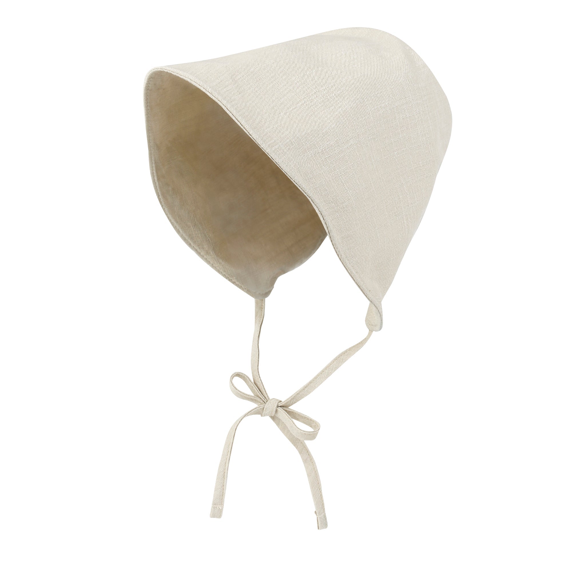 Cotton Blended Sun Bonnet Hat Lightweight Open Back Classic Bucket Hat
