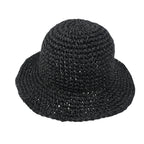 Raffia Straw Feminine Sun Bonnet Hat Classic Crochet Bucket Hat