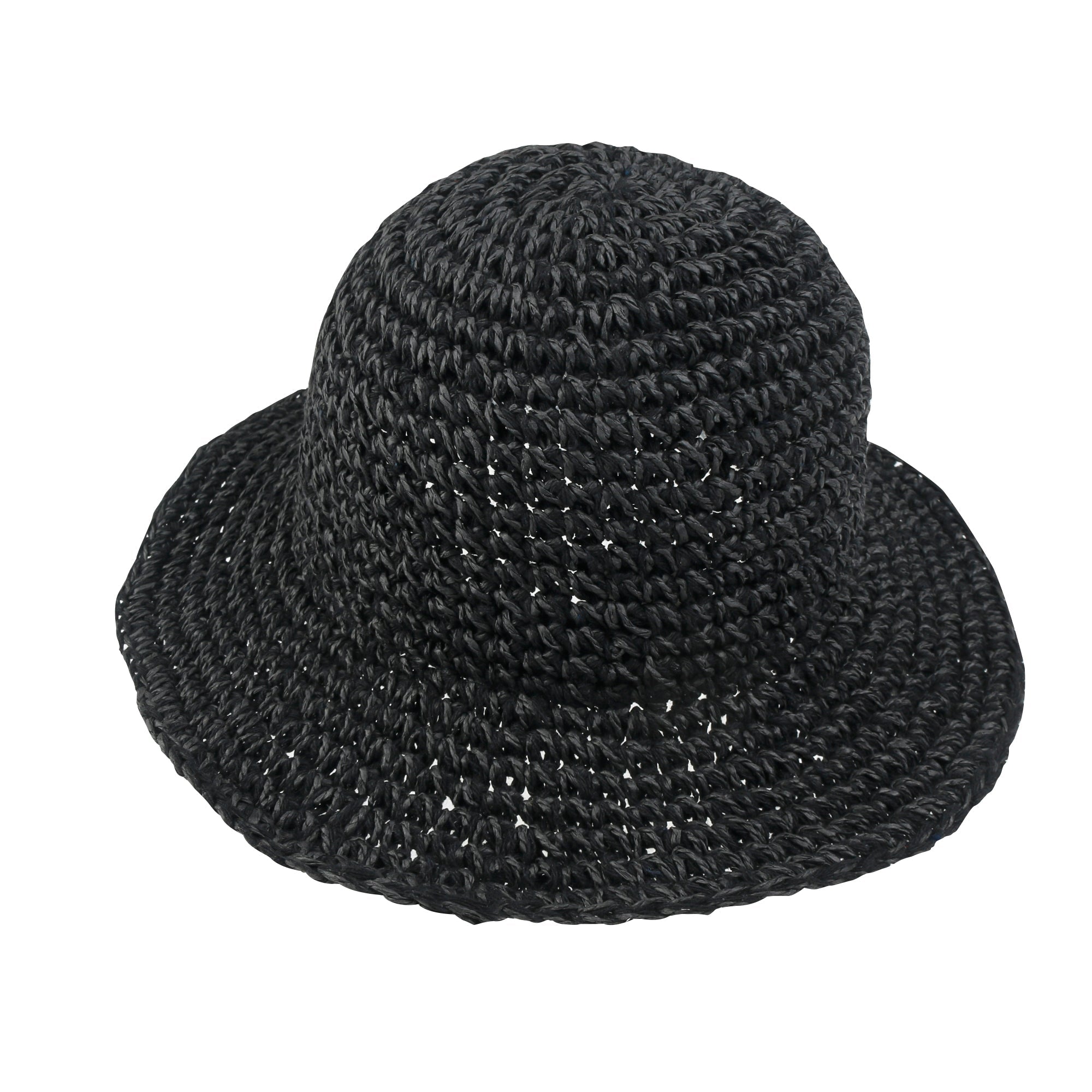 Raffia Straw Feminine Sun Bonnet Hat Classic Crochet Bucket Hat
