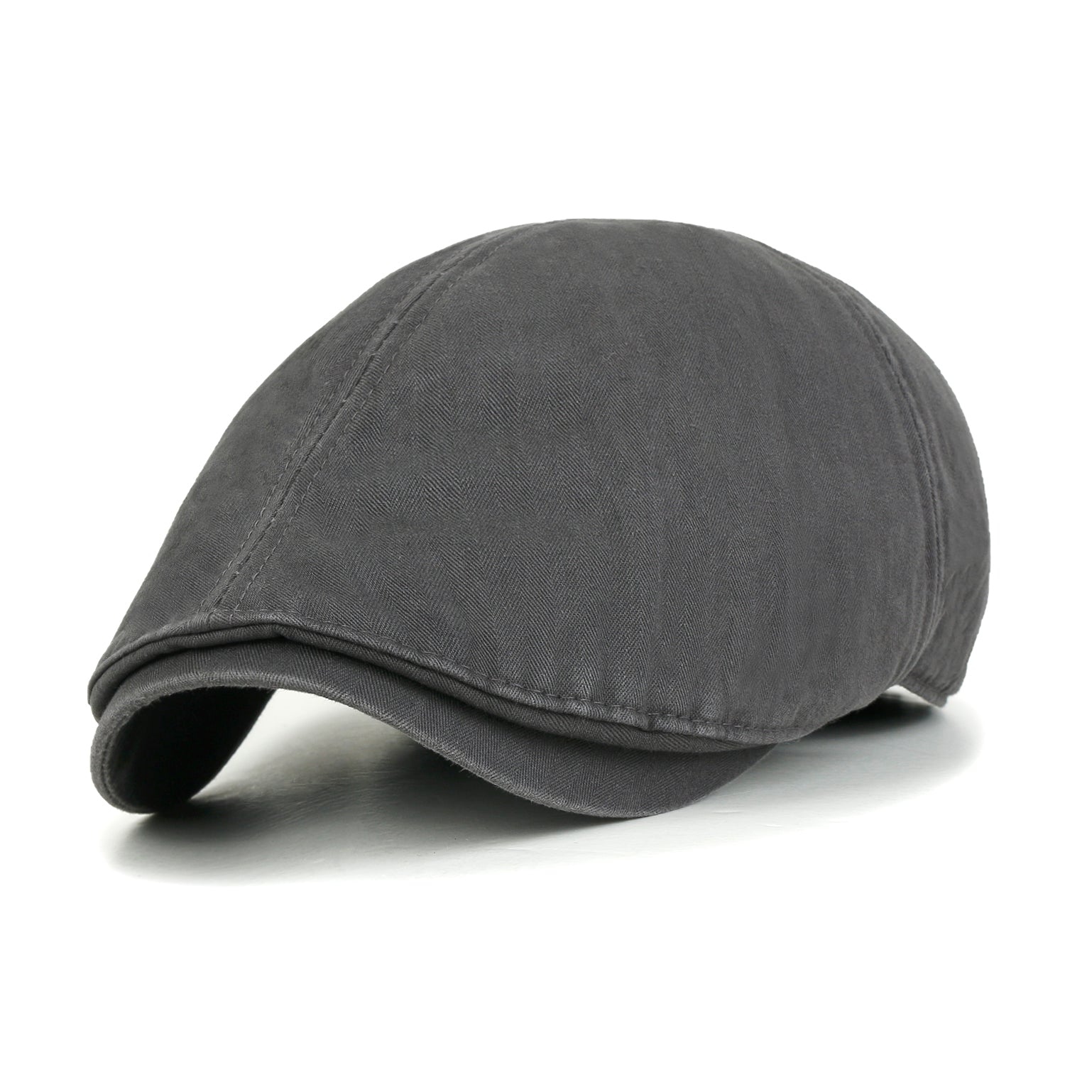 Cotton Washed Flat Cap Cabbie Hat Gatsby Ivy Irish Hunting Newsboy Stretch fit