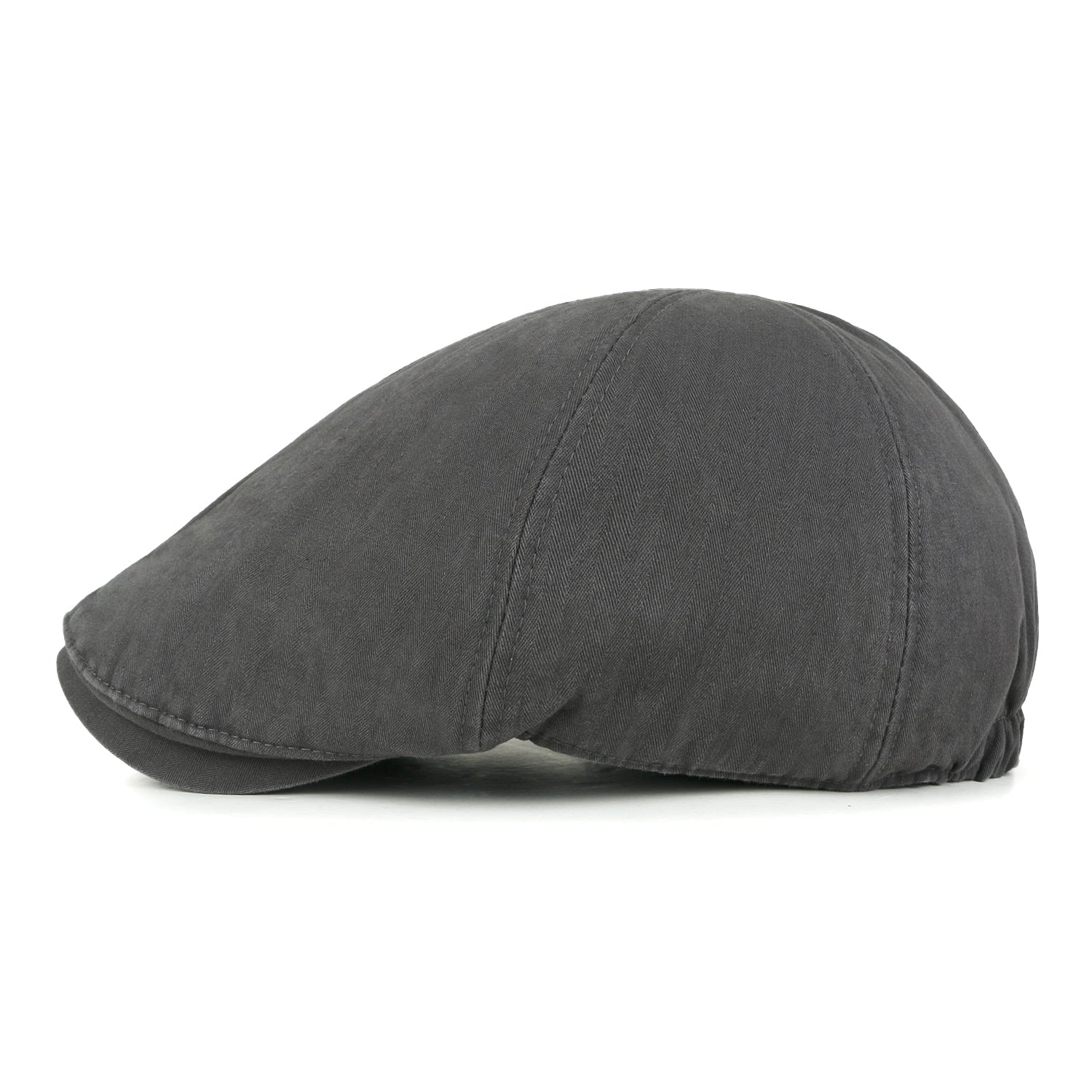 Cotton Washed Flat Cap Cabbie Hat Gatsby Ivy Irish Hunting Newsboy Stretch fit