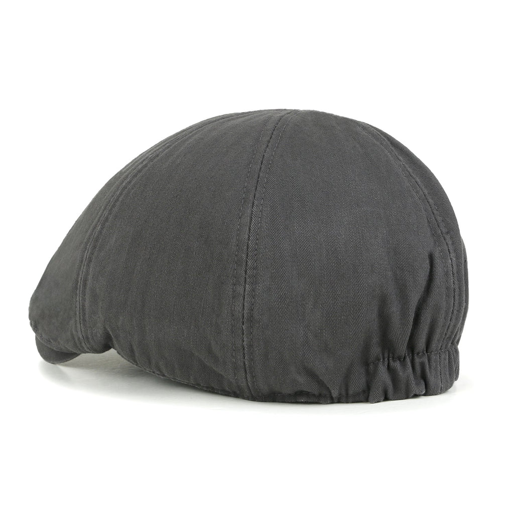 Cotton Washed Flat Cap Cabbie Hat Gatsby Ivy Irish Hunting Newsboy Stretch fit