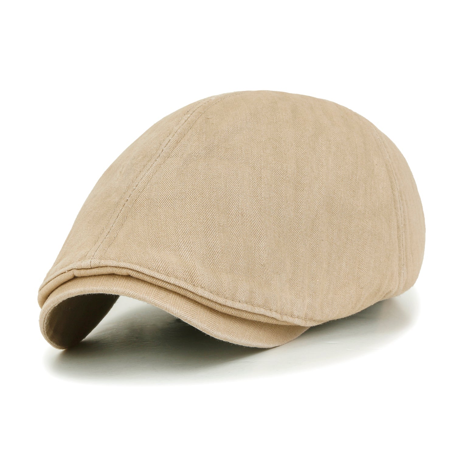 Cotton Washed Flat Cap Cabbie Hat Gatsby Ivy Irish Hunting Newsboy Stretch fit
