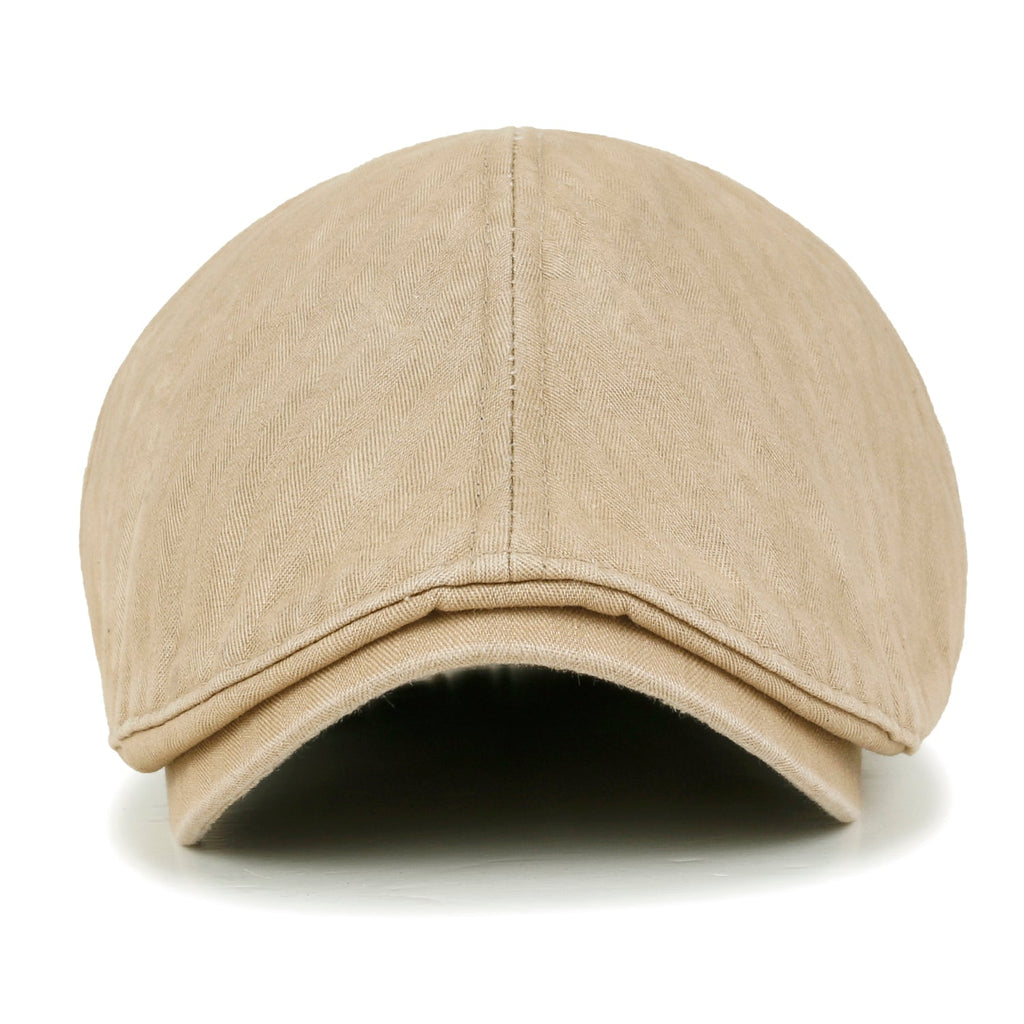 Cotton Washed Flat Cap Cabbie Hat Gatsby Ivy Irish Hunting Newsboy Stretch fit