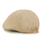 Cotton Washed Flat Cap Cabbie Hat Gatsby Ivy Irish Hunting Newsboy Stretch fit
