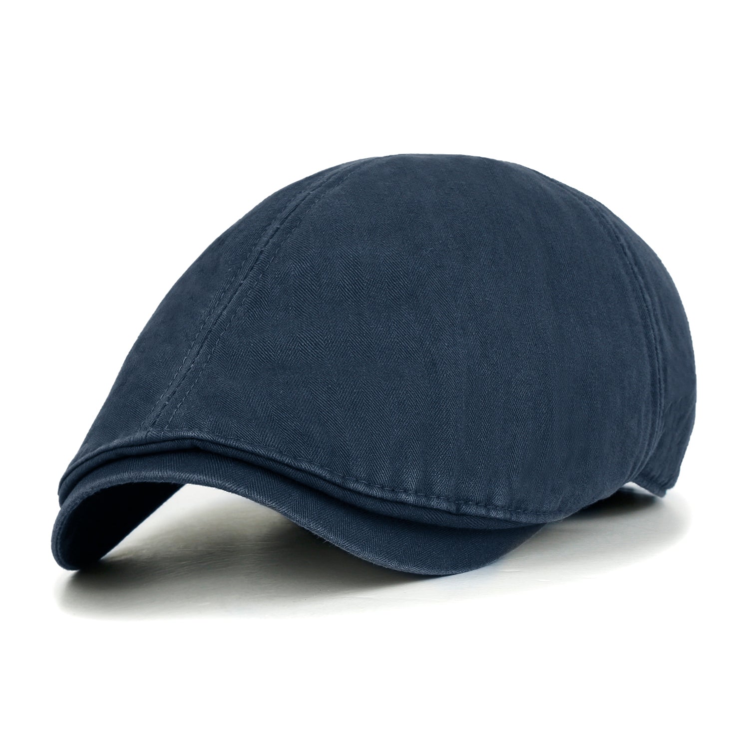 Cotton Washed Flat Cap Cabbie Hat Gatsby Ivy Irish Hunting Newsboy Stretch fit