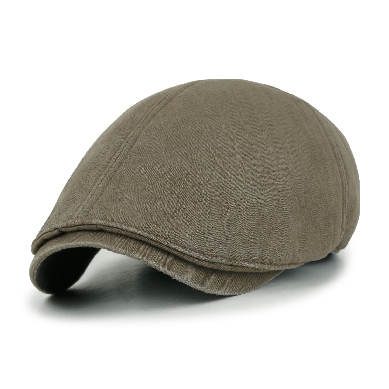 Cotton Washed Flat Cap Cabbie Hat Gatsby Ivy Irish Hunting Newsboy Stretch fit