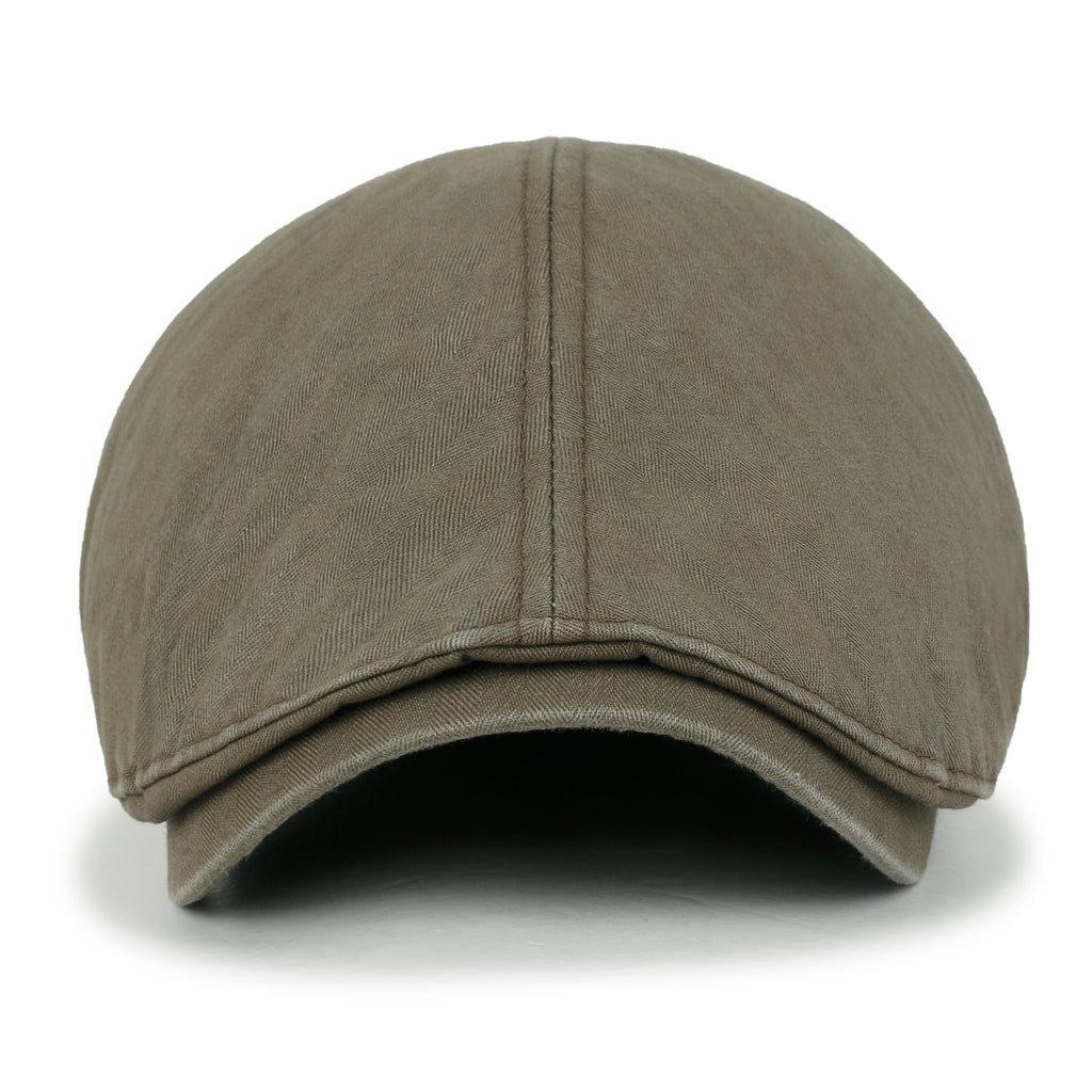Cotton Washed Flat Cap Cabbie Hat Gatsby Ivy Irish Hunting Newsboy Stretch fit