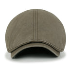 Cotton Washed Flat Cap Cabbie Hat Gatsby Ivy Irish Hunting Newsboy Stretch fit