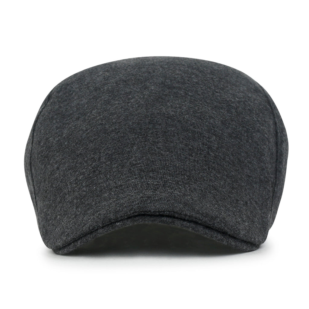 Soft Cotton Jersey Newsboy Flat Cap Ivy Side Strap Driver Hunting Hat