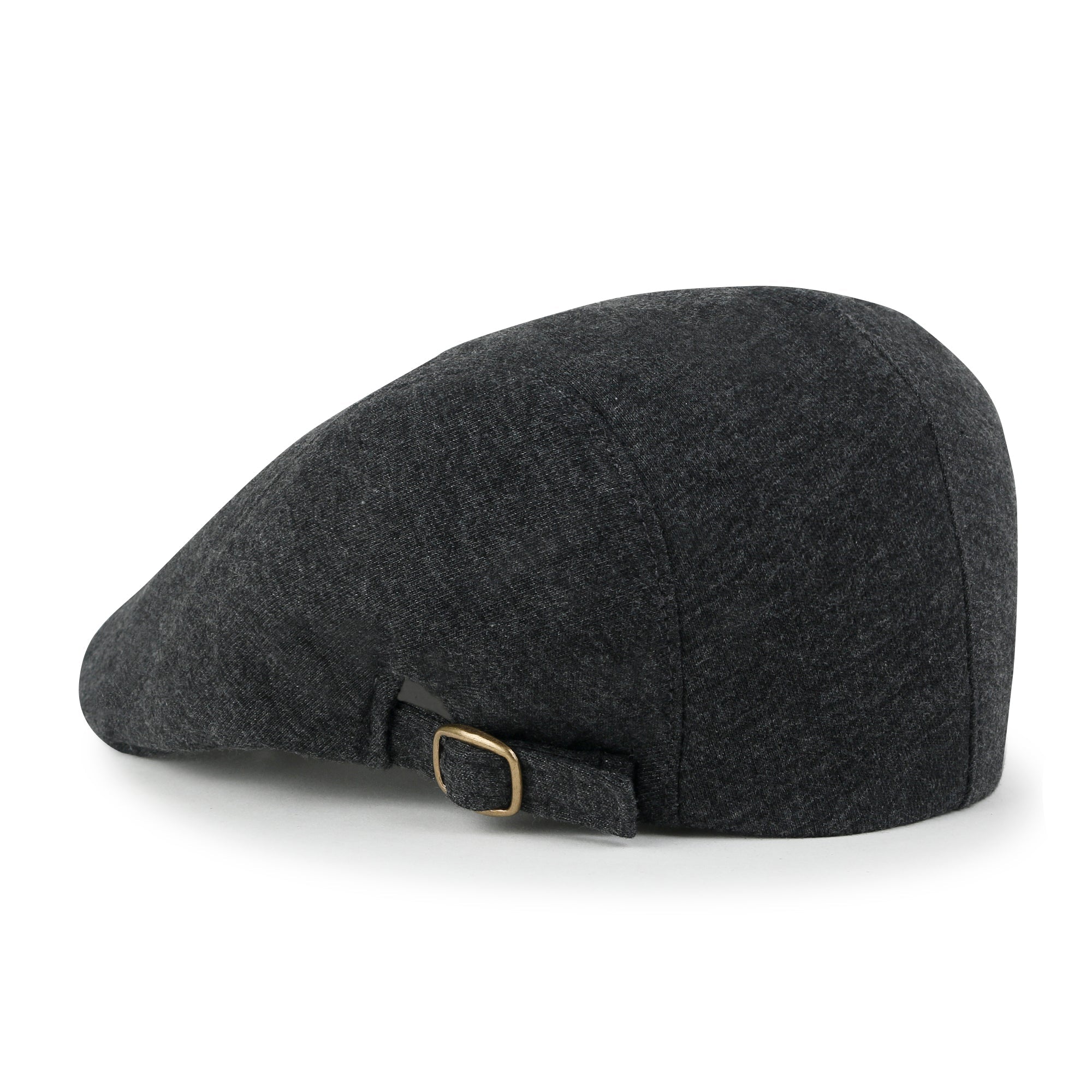 Soft Cotton Jersey Newsboy Flat Cap Ivy Side Strap Driver Hunting Hat