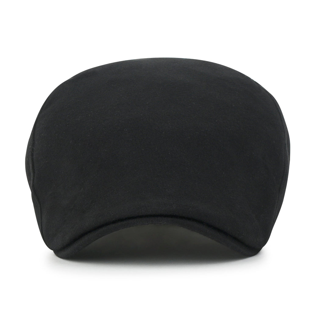 Soft Cotton Jersey Newsboy Flat Cap Ivy Side Strap Driver Hunting Hat