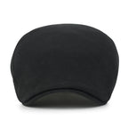 Soft Cotton Jersey Newsboy Flat Cap Ivy Side Strap Driver Hunting Hat