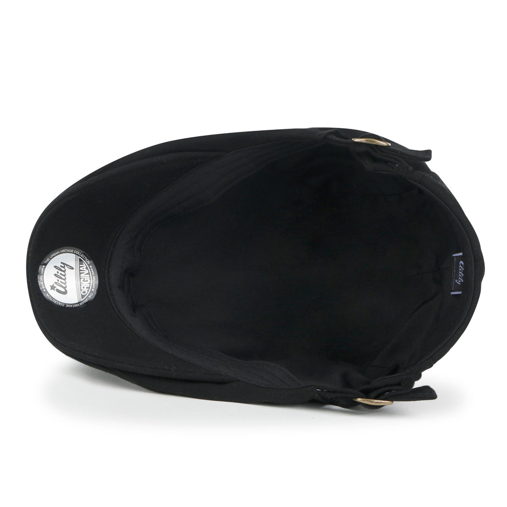 Soft Cotton Jersey Newsboy Flat Cap Ivy Side Strap Driver Hunting Hat