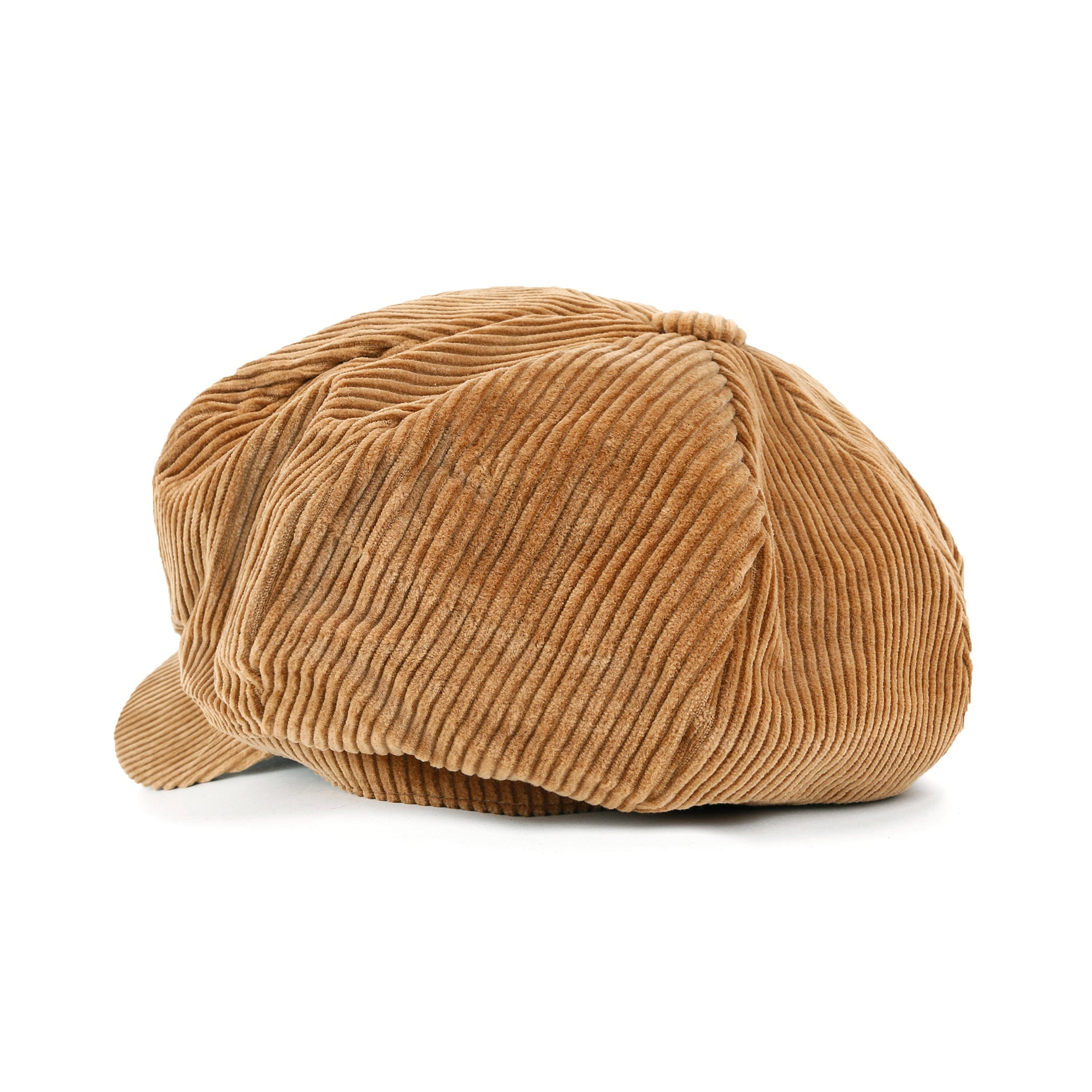 Washed Cotton Newsboy Cabbie Cap Corduroy Duck Bill Flat Hunting Hat