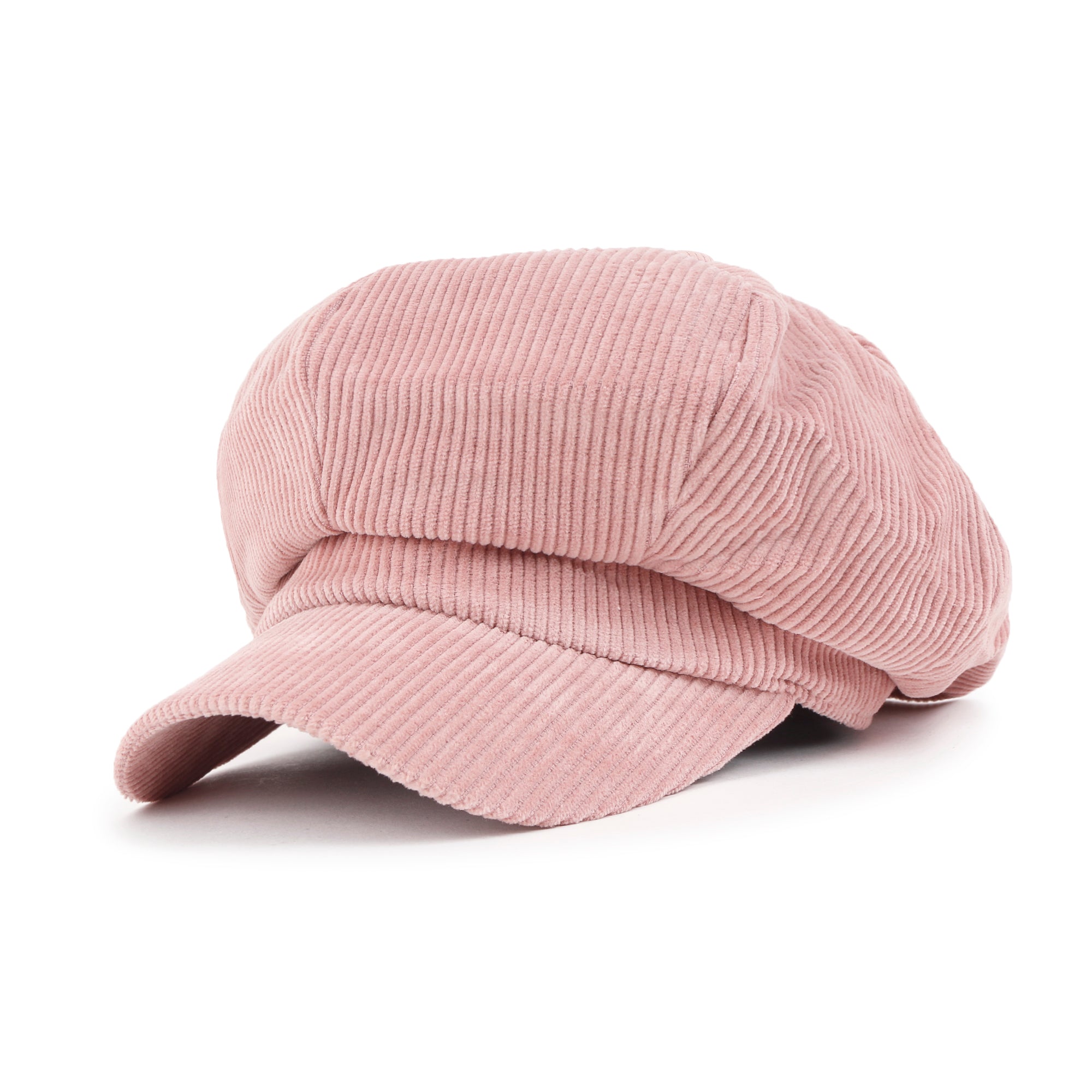 Washed Cotton Newsboy Cabbie Cap Corduroy Duck Bill Flat Hunting Hat