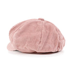 Washed Cotton Newsboy Cabbie Cap Corduroy Duck Bill Flat Hunting Hat