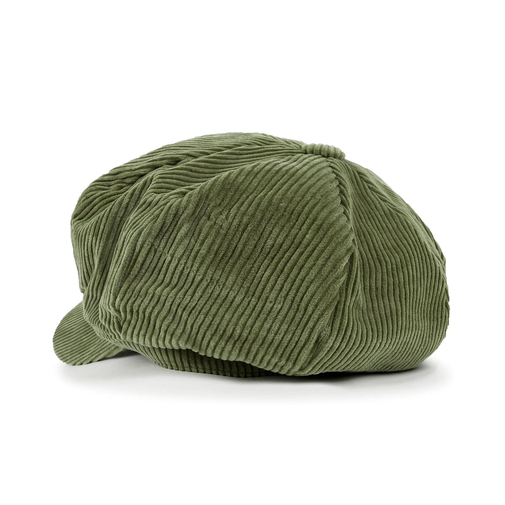 Washed Cotton Newsboy Cabbie Cap Corduroy Duck Bill Flat Hunting Hat