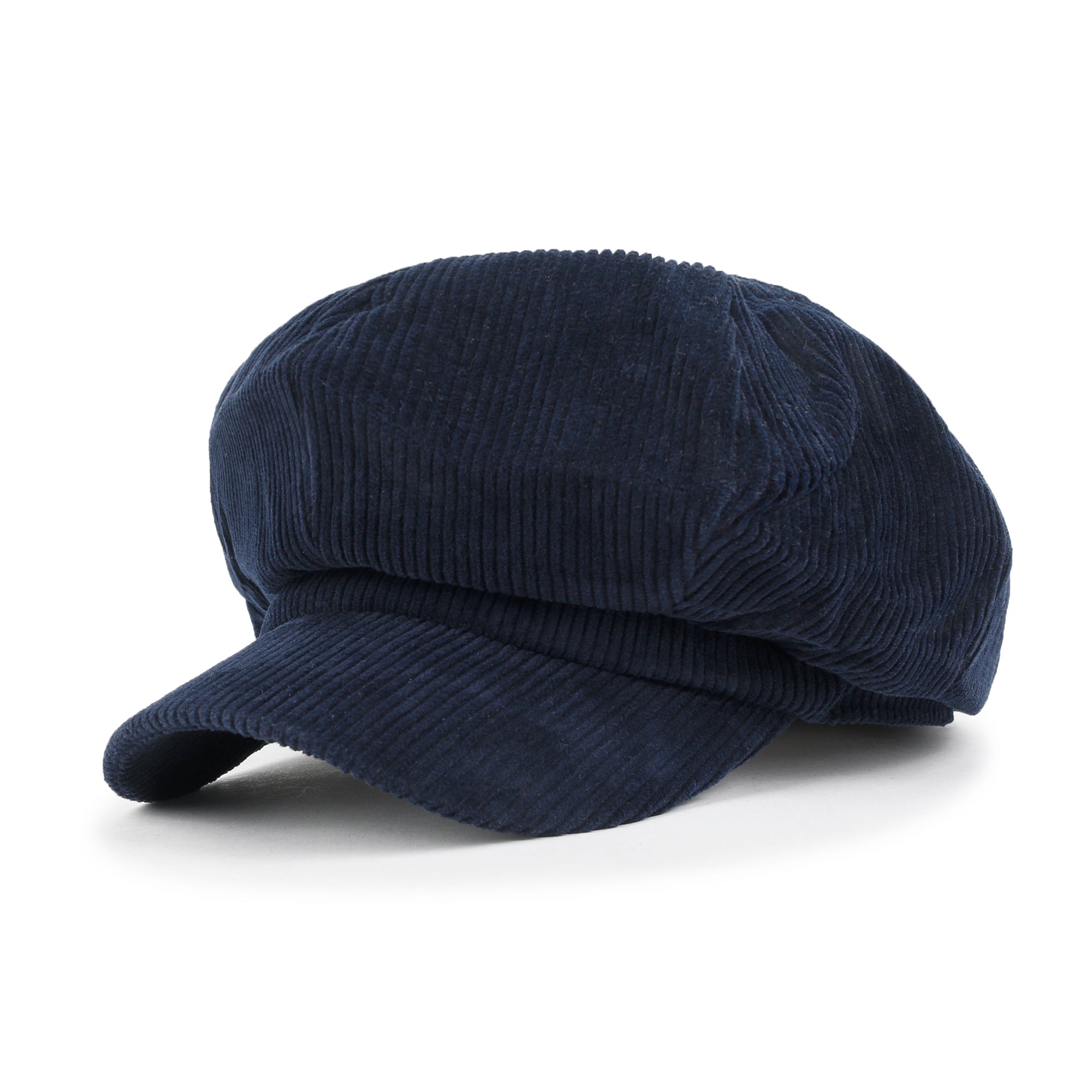 Washed Cotton Newsboy Cabbie Cap Corduroy Duck Bill Flat Hunting Hat