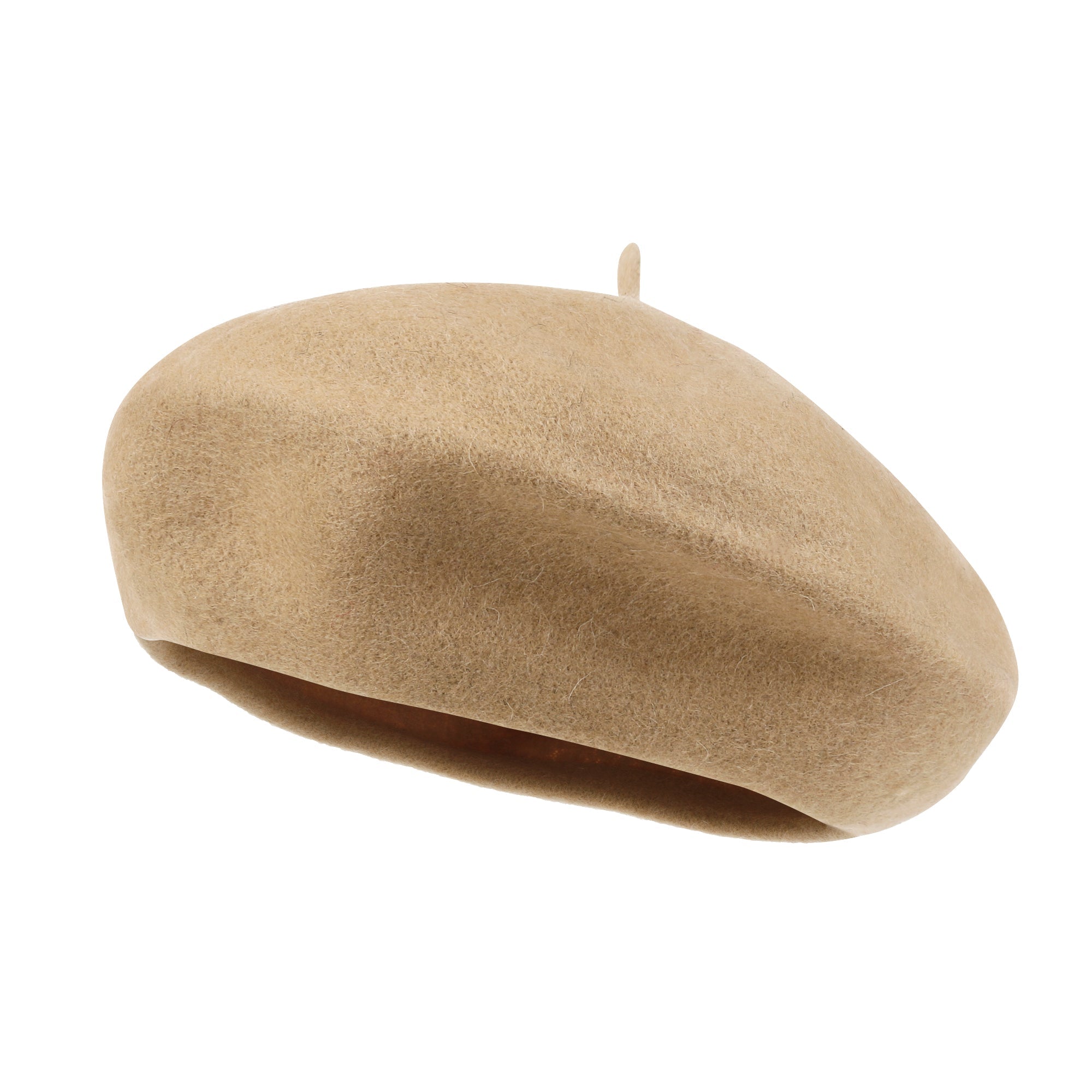 Solid Color Wool Blended French Beret Artist Flat Warm Winter Hat