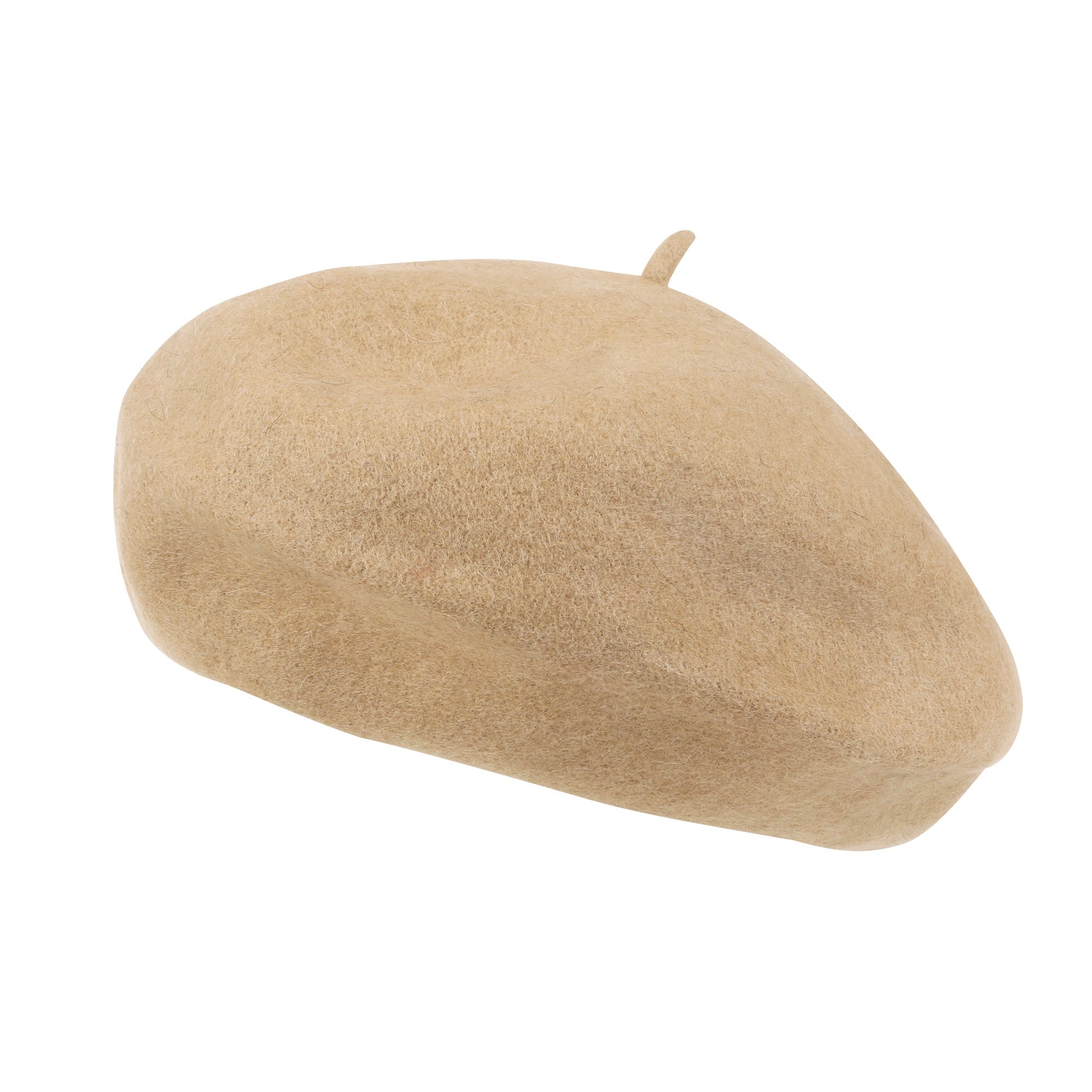Solid Color Wool Blended French Beret Artist Flat Warm Winter Hat