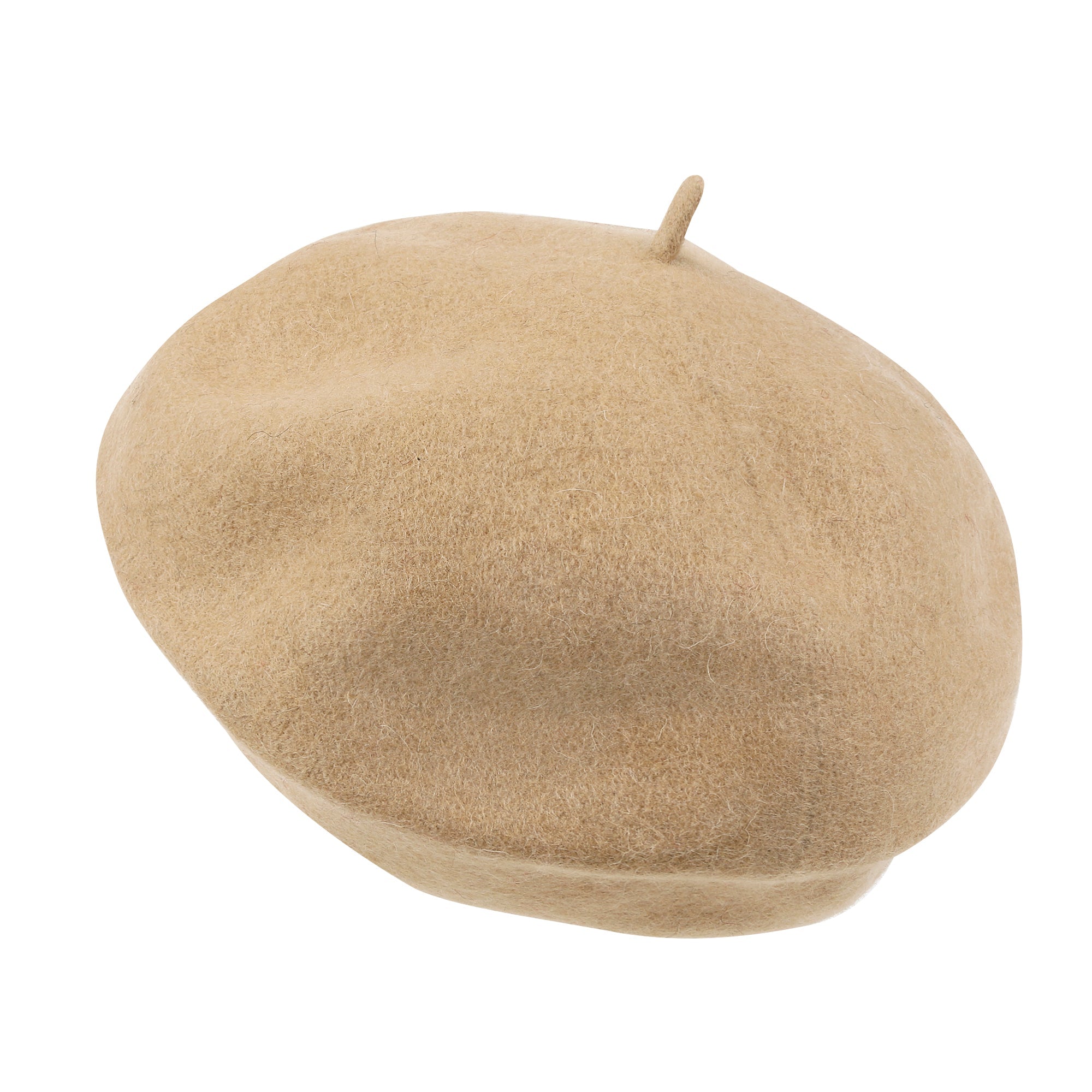Solid Color Wool Blended French Beret Artist Flat Warm Winter Hat
